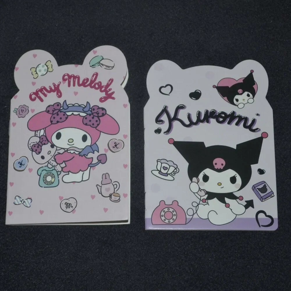 Purple Kuromi Kissy Face Mini Crossbody Bag & Wallet Valentines Gift Set